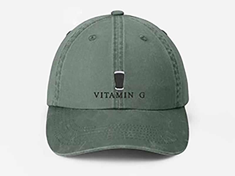 Vitamin G Pint Baseball Cap, Vintage G Mens Embroidered Cap, Dad Hat Adjustable Beer Stout Hat, Mens Vitamin Baseball Cap, Boyfriend Gifts