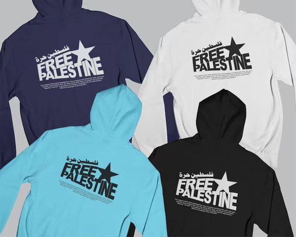 Support Palestine Freedom Hoodie, Free Palestine Solidarity Protest Jumper, Comfort Colors XS-4XL Sizes Comfy Hoody, Save Palestine Clothing