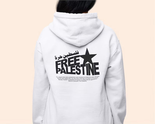 Support Palestine Freedom Hoodie, Free Palestine Solidarity Protest Jumper, Comfort Colors XS-4XL Sizes Comfy Hoody, Save Palestine Clothing