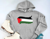 Palestine Flag Hoodie, Support Palestine Gaza Sweatshirt, Palestine Protest Clothing, Save Human Rights Palestinian Outfit