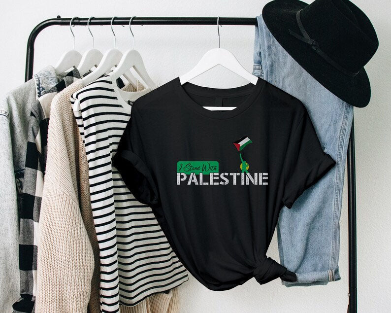 Palestine Tshirt, I Stand with Palestine Shirt, Free Palestine Tees, Freedom for Palestine Protest Tops, Anti Israel Unisex Adult Kids Shirt