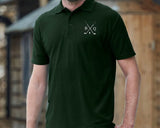 Customised Mens Polo Shirt, Golf Embroidery Polo Tee Shirt, Personalised Initials Monogrammed Matching Tshirt, Golfer Lover Gift for Husband