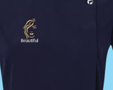 Personalised Embroidered Beauty Tunic, Customised "Any Company Logo" Ladies Nails Lashes Beauty Tunic, Gift for Beautician, Make Up Artist