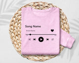 Custom Favorite Song Sweatshirt, Couple Matching Night Functions Party Sweaters, Anniversary Music Lover Gift for Boyfriend, Unisex Jumpers