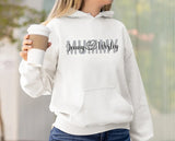 Personalised Mummy Hoodie, Custom Printed Kids Name On Chest Sweatshirt, Comfortable Mom Pullover Sweater, Special Mothers Day Gift For Mum