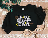 Embroidered Bookish Sweatshirt, In My Reading Era Crewneck Sweater, Comfort Colors Book Lover Clothing, Unisex Comfy Pullover XS-4XL Sweater