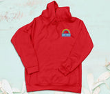 National Heroes Rainbow Embroidered Hoodie, Custom Monogrammed Embroidered Hoody, HealthCare Workers Unisex Pullover, Gift for Nurses Doctor