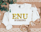 Personalised College Sweatshirts, College Floral Embroidery Jumper, Custom Name with Initials University Sweaters, Special Graduation Gifts