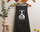 Personalised Pizza Apron, Pizza Baking BBQ Apron, Custom Name Printed Unisex Gift Apron, Oven Cooking Chef with Pockets Kitchen Baking Apron