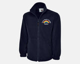 Rainbow Embroidered Full Zip Fleece Jacket, Custom Monogrammed Student Nurse Jacket, National Healthcare Worker Medical Uniform, Nurse Gifts