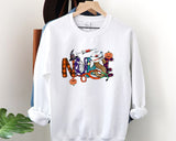 Nurse Halloween Jumper, Comfort Color Nurse Design Halloween Sweatshirt, Spooky Season Sweater, Halloween Nurse Clothing