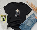 Personalised Embroidered Dad Photo Shirt, Dad Portrait from Photo with Initials Shirt, Comfort Colors Dad Shirt, Fathers Day Gifts from son