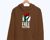 Palestine Hoodie, Palestine Fist Flag Printed Hoody, Palestine Clothing, Adult Sizes Hooded Sweatshirts