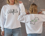 Palestine Sweatshirts, Palestine Map Printed Crewneck Jumper, Palestine Adults/Kids Sizes Sweaters, Palestine Clothing, Free Shipping in Uk