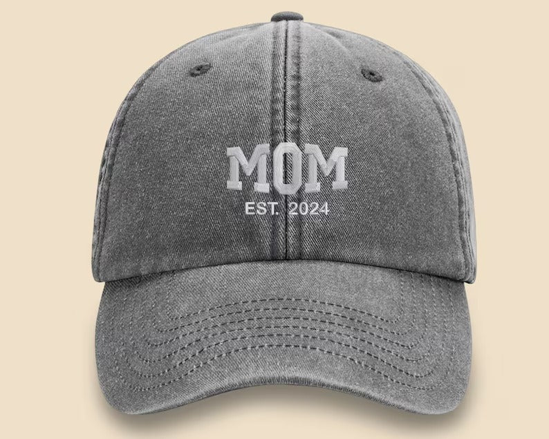 Personalised Embroidered Dad Vintage Caps, Custom Name Father's Day Hats, 100% Cotton Snapback Caps, Grandpa Gift, Special Gift for Grandpa