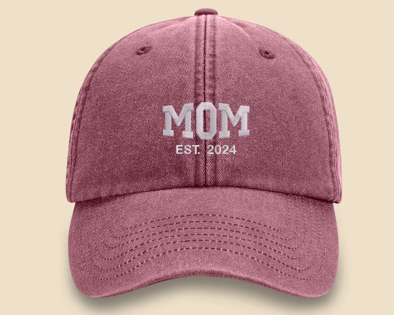 Personalised Embroidered Dad Vintage Caps, Custom Name Father's Day Hats, 100% Cotton Snapback Caps, Grandpa Gift, Special Gift for Grandpa