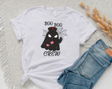 Boo Boo Crew Nurse Halloween T Shirt, Halloween Ghost Shirts, Funny Nurse Ghost Printed Tee Tops, Ghost Halloween T-Shirt, Halloween Outfits