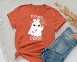 Boo Boo Crew Nurse Halloween T Shirt, Halloween Ghost Shirts, Funny Nurse Ghost Printed Tee Tops, Ghost Halloween T-Shirt, Halloween Outfits