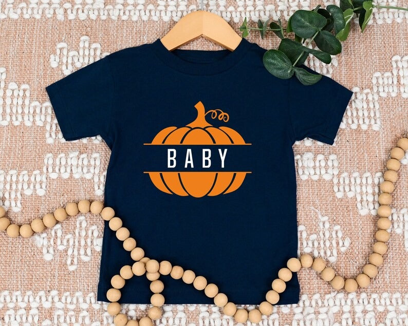 Custom Halloween Pumpkin T-Shirt, Personalised Name Halloween Printed Shirt, Vintage Fall Pumpkins Easy Fit Tees, Halloween Party Outfits