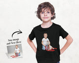 Custom Photo T-Shirt, Personalised Image/Text Printed Tee Shirt, Comfort Colors Family Matching Tops, Easy Fit Tees, Customised Designs Gift