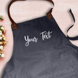 Custom Embroidered Text/logo Apron, Personalised Comfy Colors Kitchen Baking Apron, Cooking Apron with Pockets, Easy Fit Unisex Apron Gifts