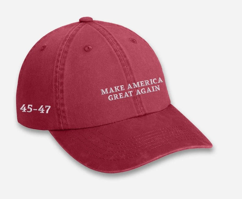 Trump 2024 Elections Vintage Hat, Embroidered Make America Great Again President Caps, Stand with Trump Hats, Trump Bulletproof Protest Caps