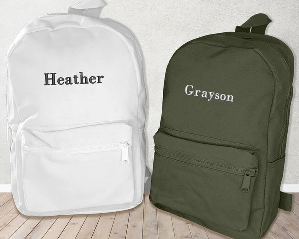 Personalised Backpacks, Custom Name Embroidered Mini Backpack, Kids School Shoulder Bag, Comfort Colors Adult Kids Travel Bags, School Gifts