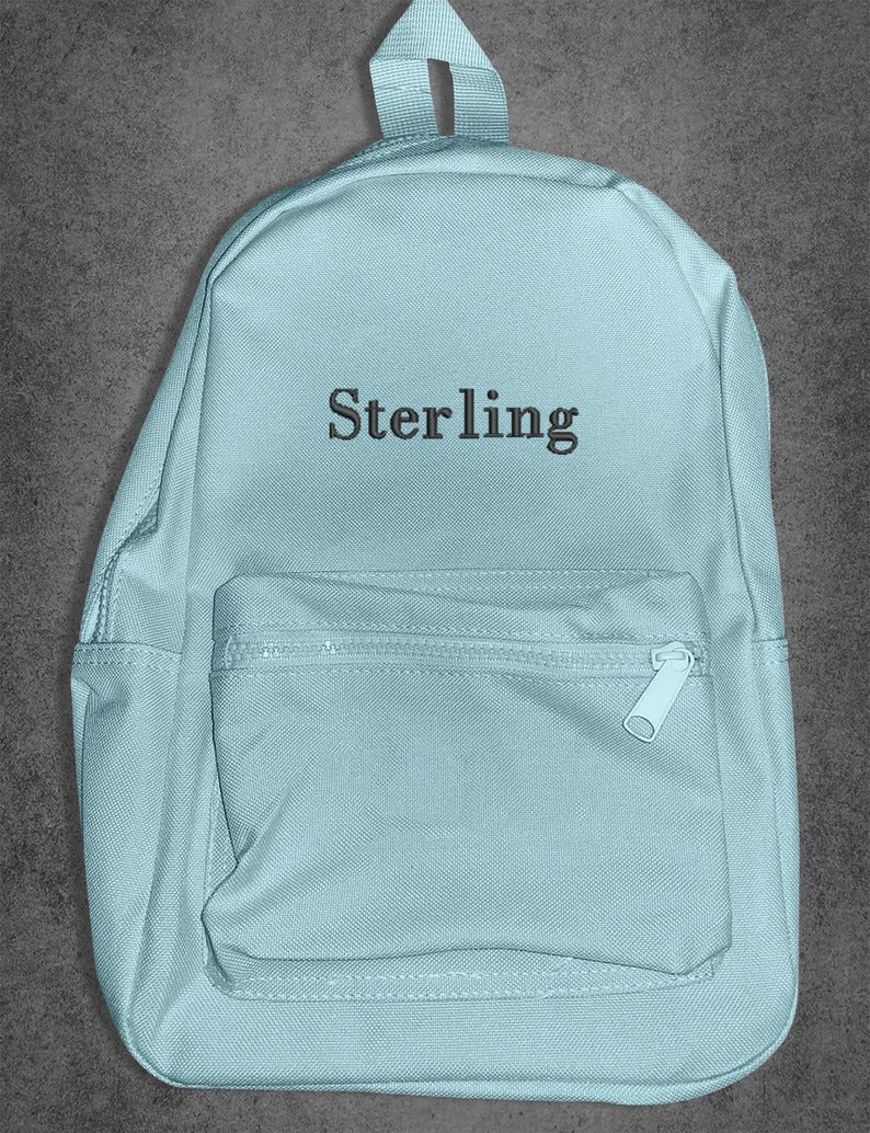 Personalised Backpacks, Custom Name Embroidered Mini Backpack, Kids School Shoulder Bag, Comfort Colors Adult Kids Travel Bags, School Gifts