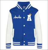 Custom Name Varsity Jacket, Personalized Kids Baseball Jacket, College Uniform Jacket, Sports Gala Custom Name Initial Gift.