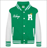 Custom Name Varsity Jacket, Personalized Kids Baseball Jacket, College Uniform Jacket, Sports Gala Custom Name Initial Gift.