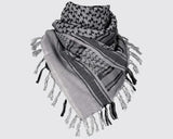 Vintage Arab Tradition Shemagh Scarf, Lightweight Cotton Palestine Keffiyeh, Free Palestine Mens & Womens Scarf, Tactical Hiking Head Scarf