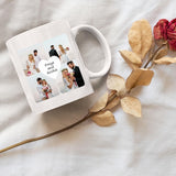 Personalised Photo Mug, Custom Photo College Mug, Couple & Family Memories Printed Cup, Ceramic Coffee Mugs, Unique Birthday Gift for Him