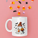 Cute Halloween Ghosts Printed Mug, Boo Ghosts Ice Coffee Mug, Vintage Fall Pumpkin Ceramic Mug, Halloween Fall Cup, Halloween Party Gifts