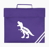 Customized Printed Book Bag, Classic School Book Bag, Personalized Football Dinosaur Stars and Name Printed Bag, Starting School Kids Gift