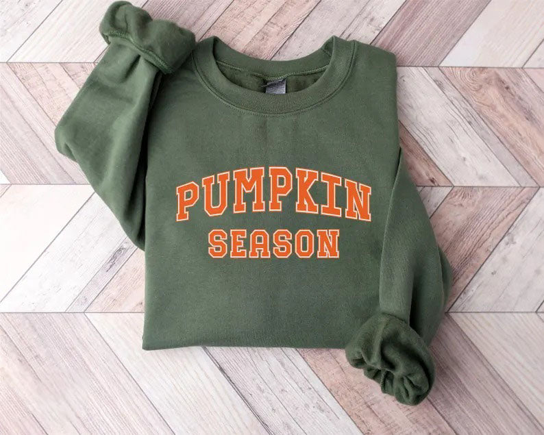 Retro Pumpkin Season Jumper, Fall Halloween Sweatshirt, Autumn Fall Men Woman Crewneck Sweaters, Thanksgiving Gifts For Her, Halloween Gifts