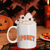 Spooky Halloween Mug, Retro Spooky Season Coffee Mug, Halloween Ceramic Printed Cups, Autumn Fall Coffee Lovers Mug, Halloween Party Gifts