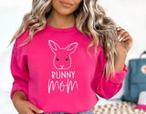 Bunny Mom Mothers Day Sweatshirt, Easter Bunny Mom Printed Sweater, Bunny Mama Sweatshirt for Women, Rabbit Lover Sweater, Mothers Day Gift