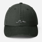 Beach Wave Embroidered Hat, Bachelorette Party Hats, Vintage Beach Hat for Women, Adjustable Strap Back, Cool Summer Hat, Girlfriend Gift