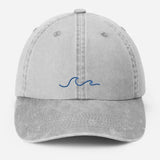 Beach Wave Embroidered Hat, Bachelorette Party Hats, Vintage Beach Hat for Women, Adjustable Strap Back, Cool Summer Hat, Girlfriend Gift