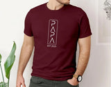 Personalised Papa T-Shirt, Custom Dad Est Year Printed Shirt, Pregnancy Announcement Tee, Cool Dad Birthday Party Tops, Father's Day Gift
