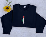 Palestine Flag Map Sweater, Palestine Embroidery Crewneck Sweatshirt, Adults Unisex Jumper, Palestine Clothing