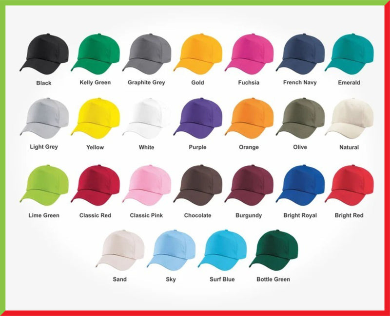 Custom Embroidered Baseball Caps, Personalised Text Unisex Trucker Hat, Print Prism Crafts Embroider Caps Collection, Comfort Colors Sun Hat